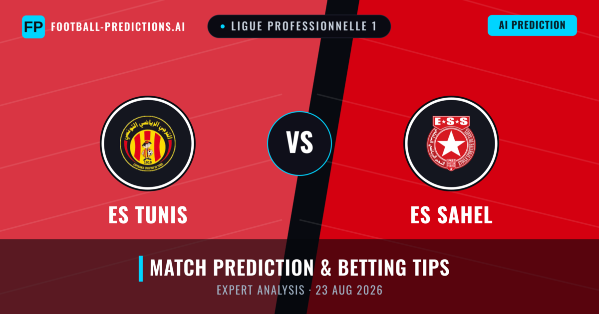 ES Tunis vs ES Sahel — match prediction & preview