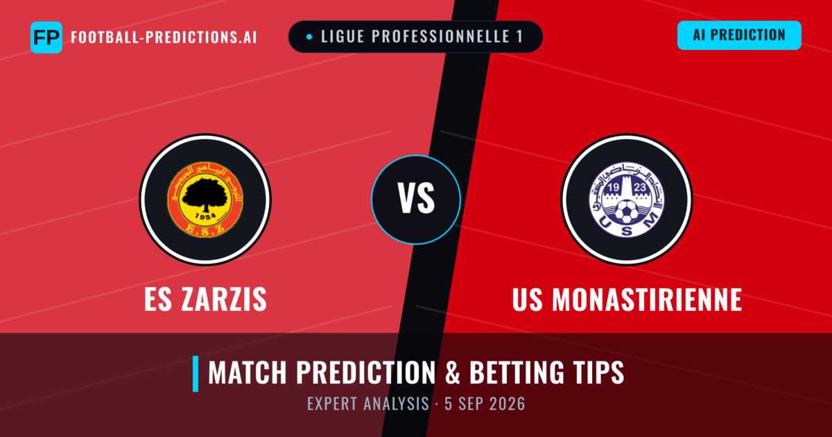 ES Zarzis vs US Monastirienne — match prediction & preview