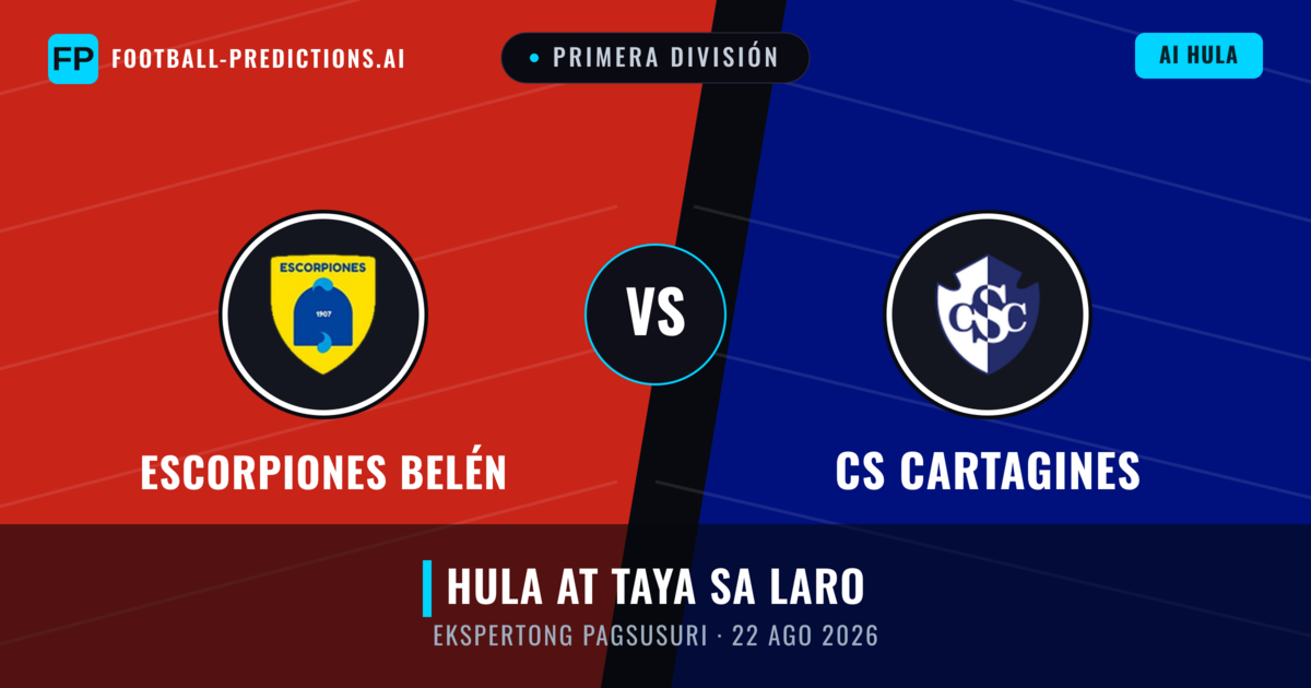 Escorpiones Belén vs CS Cartagines — hula at preview ng laban