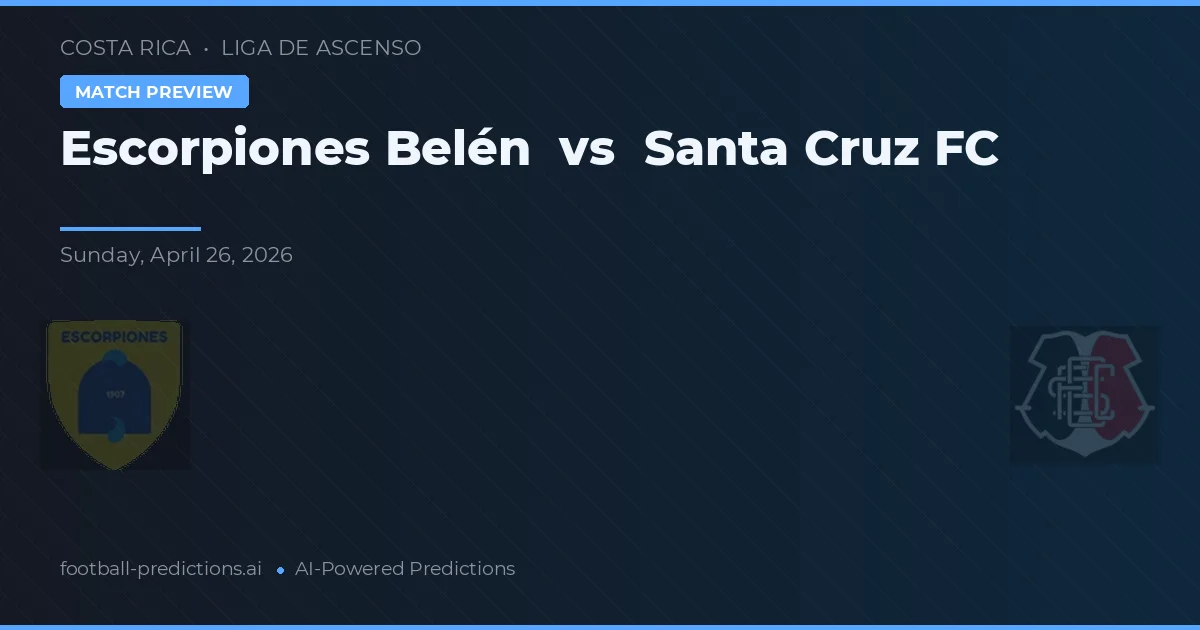 إسكوربيونيس بيلين vs سانتا كروز إف سي preview