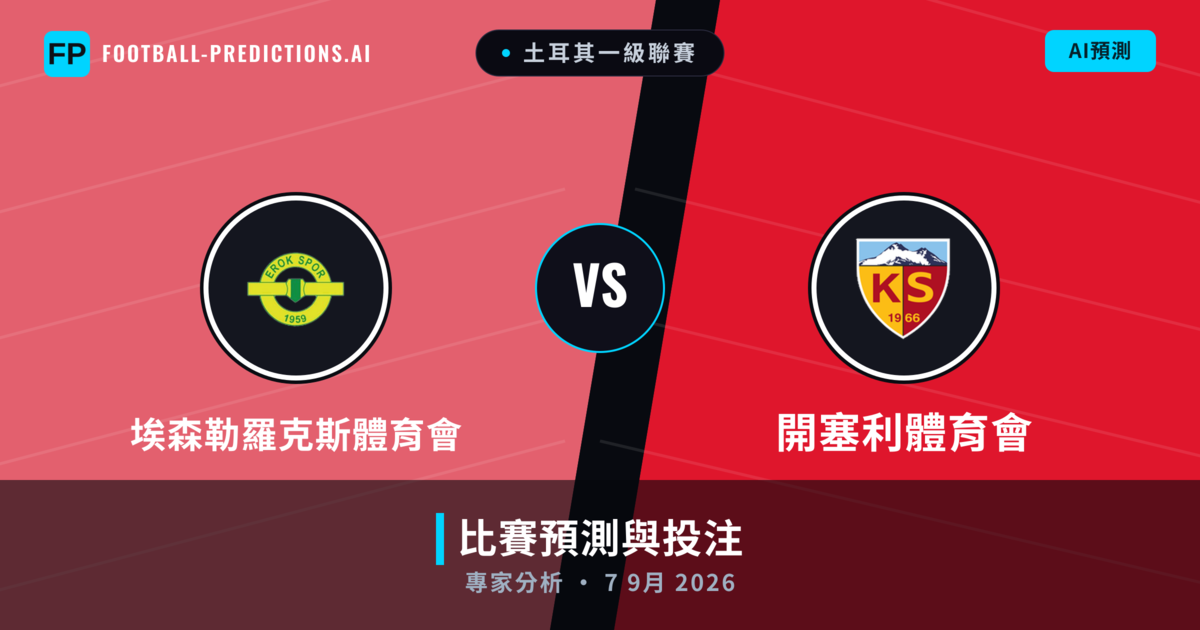 埃森勒羅克斯體育會 vs 開塞利體育會 — 比赛预测和前瞻