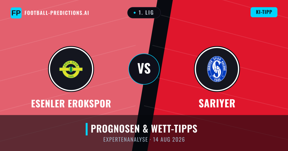 Esenler Erokspor vs Sarıyer — Prognose und Spielvorschau