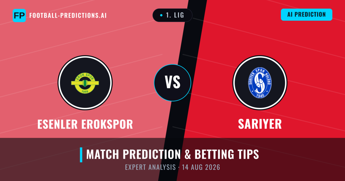 Esenler Erokspor vs Sarıyer — match prediction & preview
