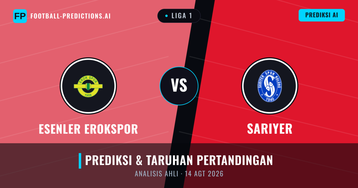 Esenler Erokspor vs Sarıyer — prediksi dan pratinjau pertandingan