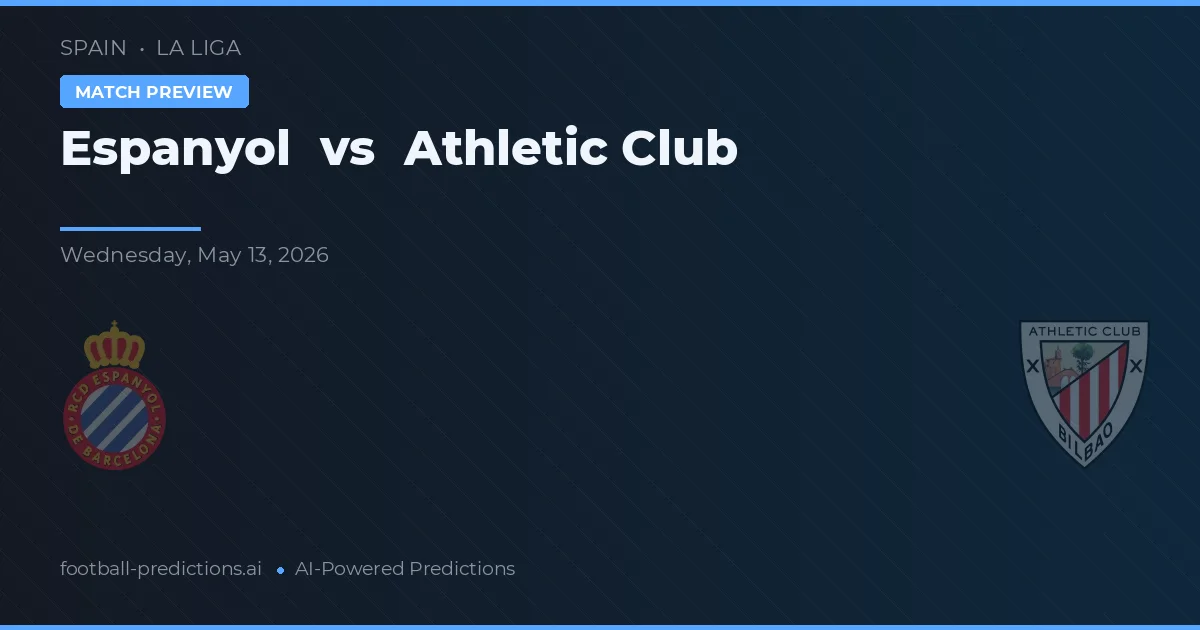 Espanyol vs Athletic Bilbao — pronostico e anteprima del match