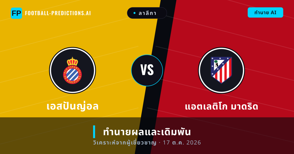 เอสปันญ่อล พบ แอตเลติโก มาดริด — ทำนายผลและพรีวิวการแข่งขัน