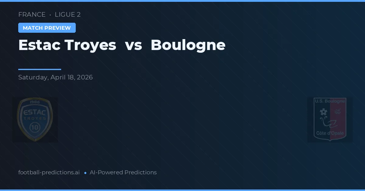 Estac Troyes vs Boulogne — Prognose und Spielvorschau