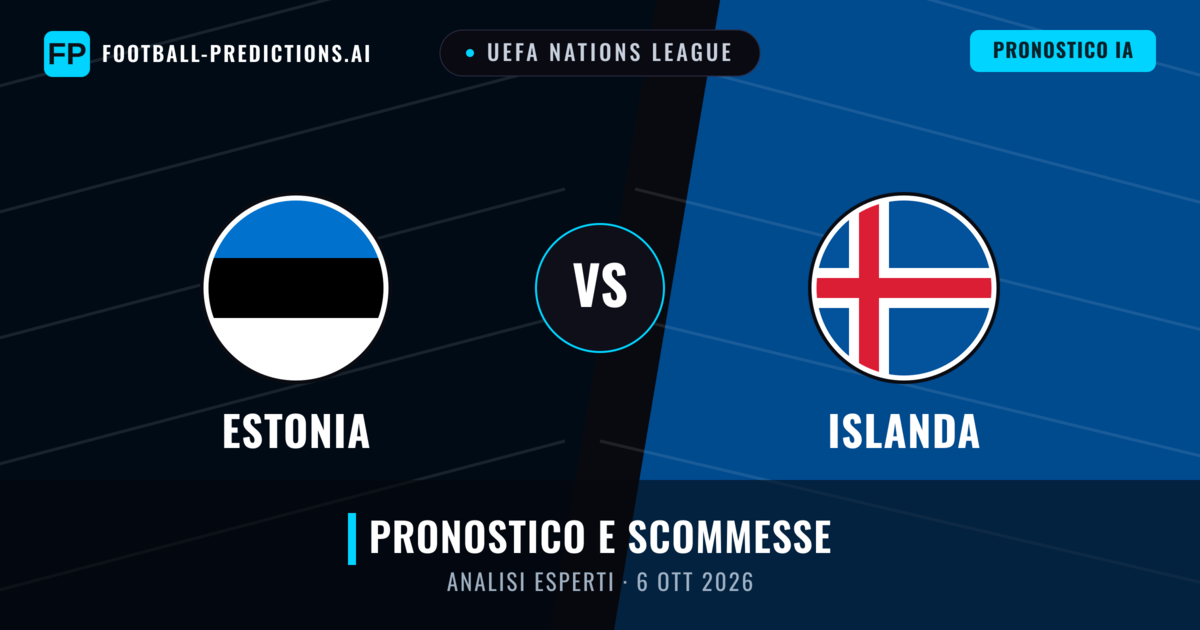 Estonia vs Islanda — pronostico e anteprima del match