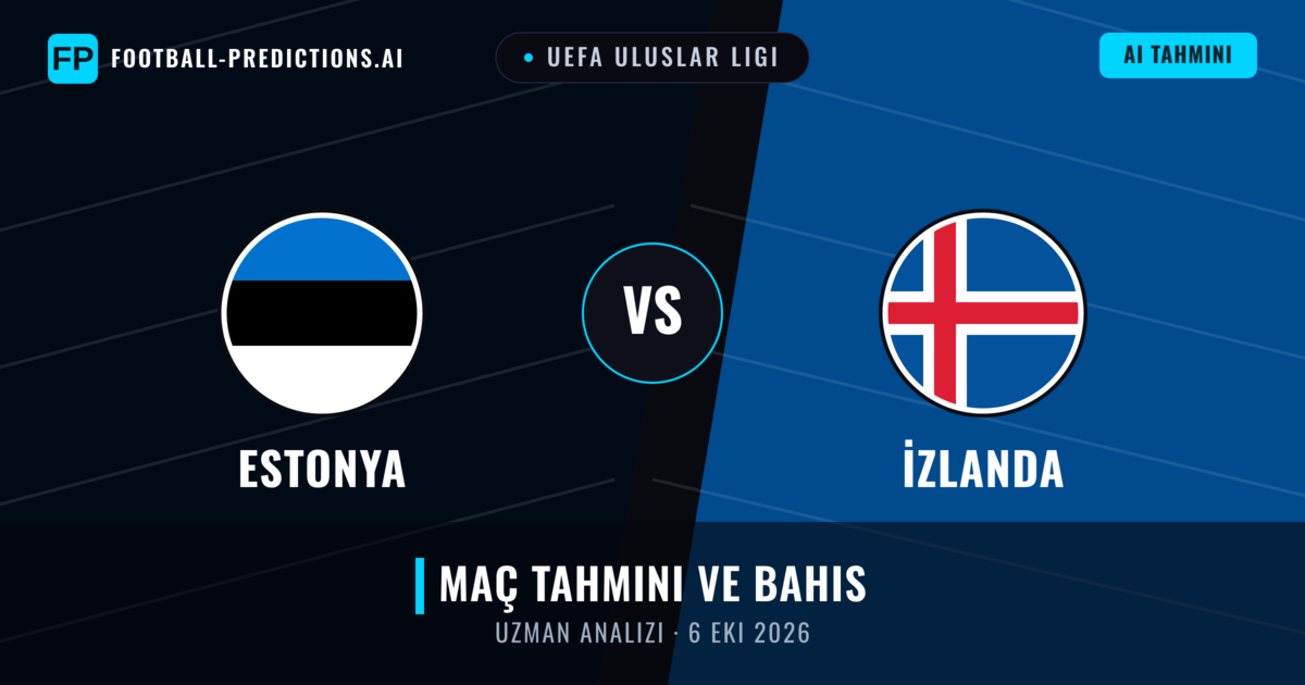 Estonya - İzlanda — maç tahmini ve önizleme