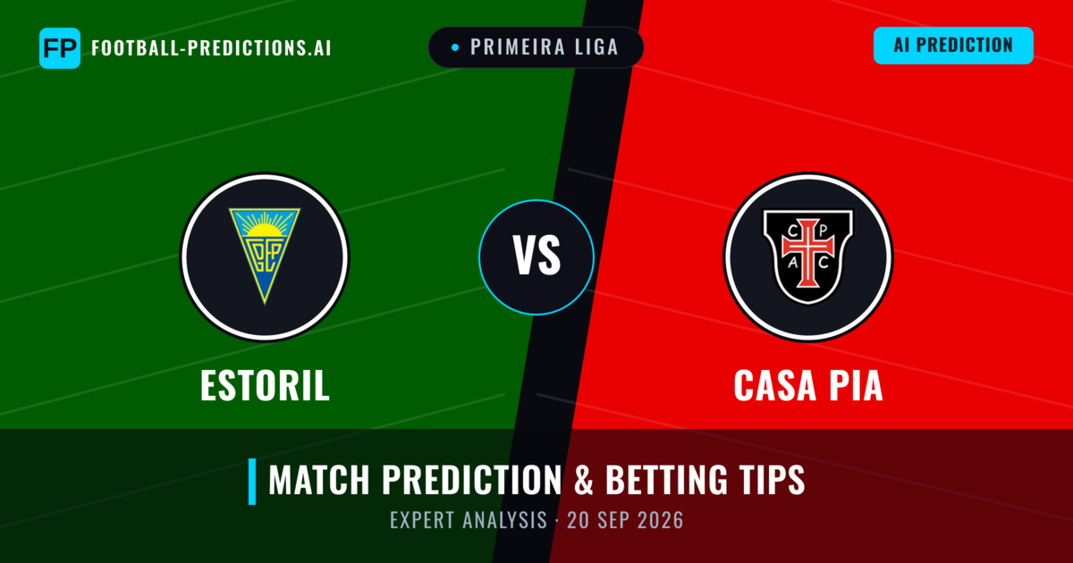 Estoril vs Casa Pia — match prediction & preview