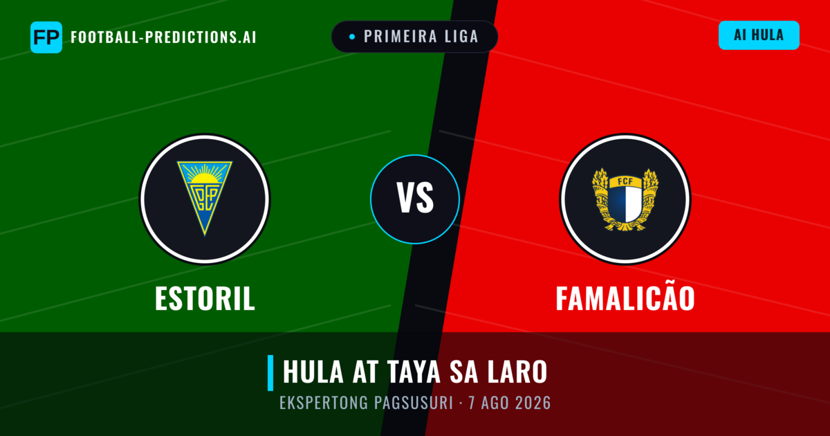 Estoril vs Famalicão — hula at preview ng laban