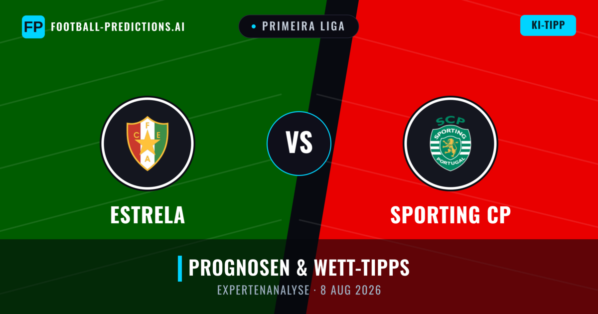 Estrela vs Sporting CP — Prognose und Spielvorschau