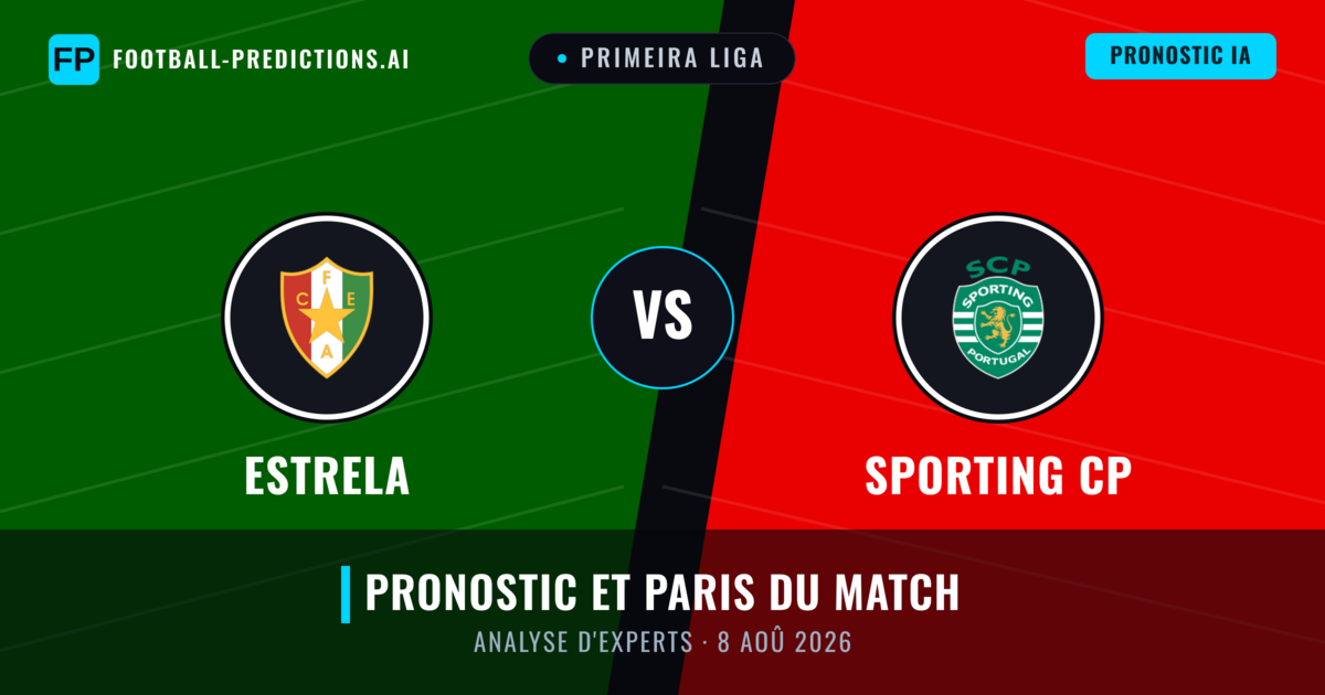 Estrela vs Sporting CP — pronostic et avant-match