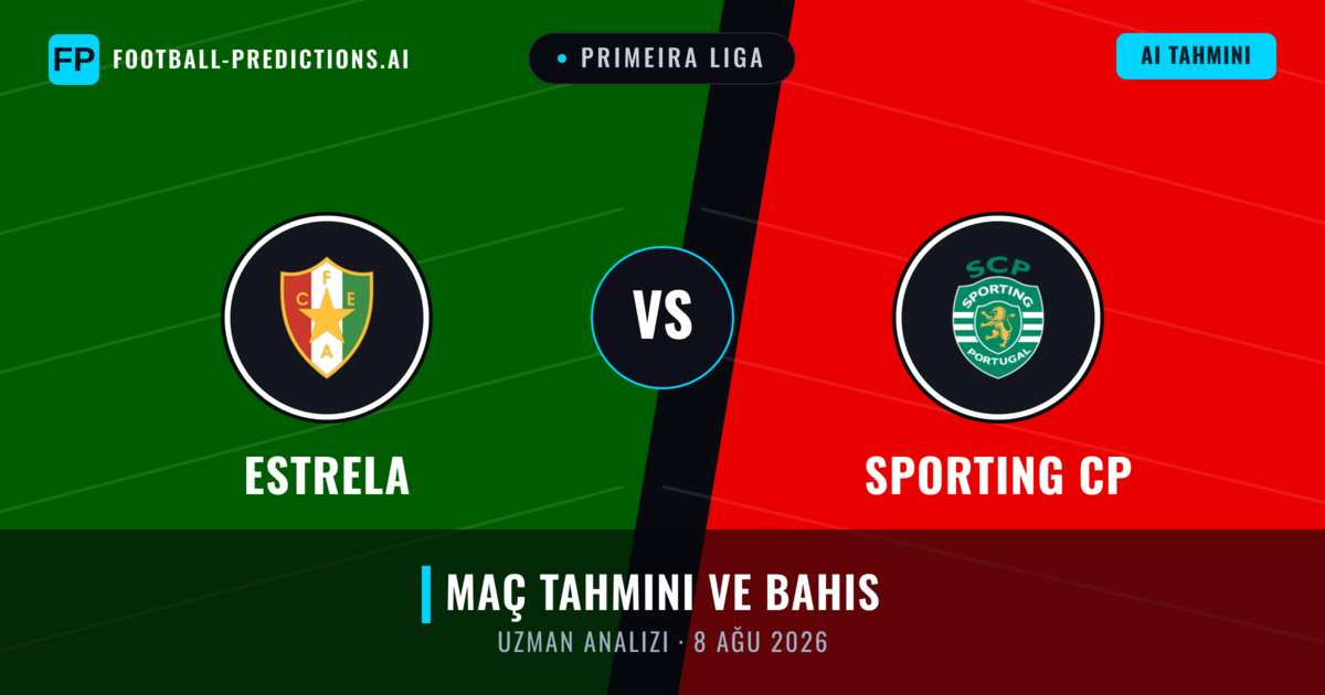 Estrela - Sporting CP — maç tahmini ve önizleme