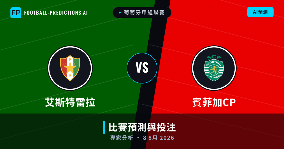 艾斯特雷拉 vs 賓菲加CP — 比赛预测和前瞻