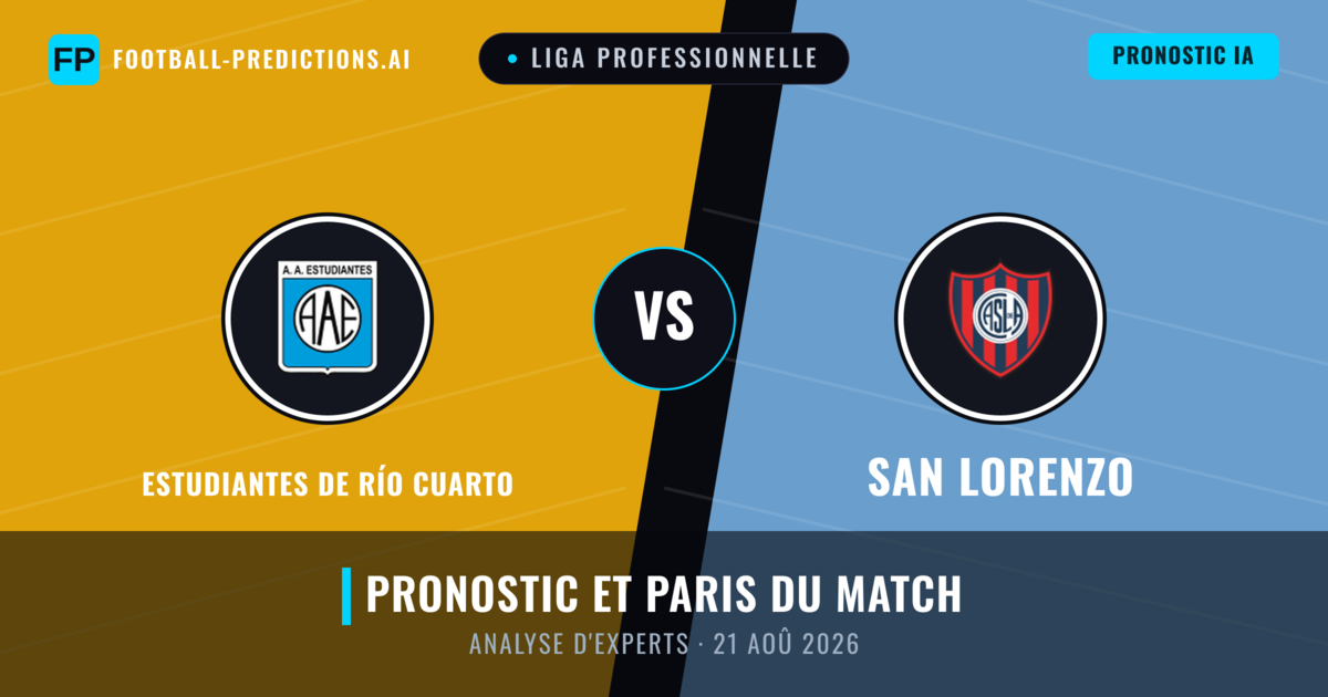 Estudiantes de Río Cuarto vs San Lorenzo — pronostic et avant-match