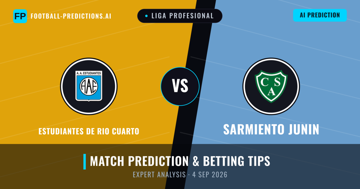 Estudiantes de Rio Cuarto vs Sarmiento Junin — match prediction & preview