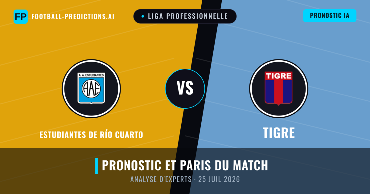 Estudiantes de Río Cuarto vs Tigre — pronostic et avant-match