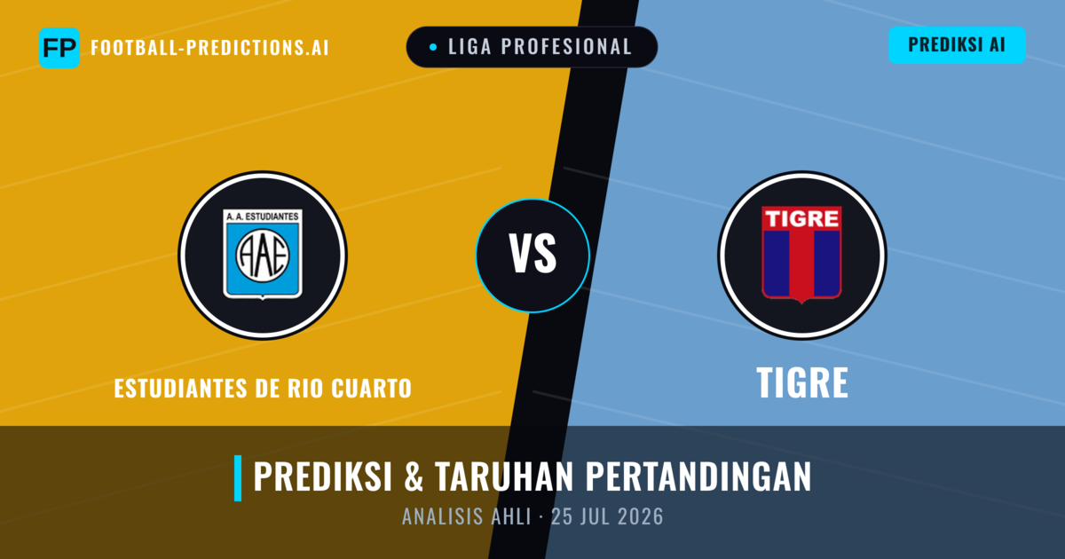 Estudiantes de Río Cuarto vs Tigre — prediksi dan pratinjau pertandingan