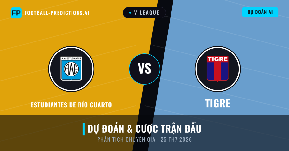 Estudiantes de Río Cuarto vs Tigre — dự đoán và xem trước trận đấu