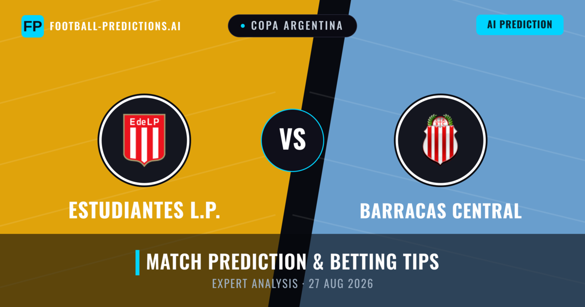 Estudiantes L.P. vs Barracas Central — match prediction & preview