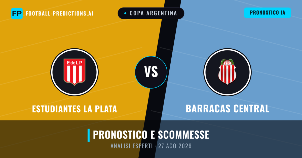 Estudiantes La Plata vs Barracas Central — pronostico e anteprima del match