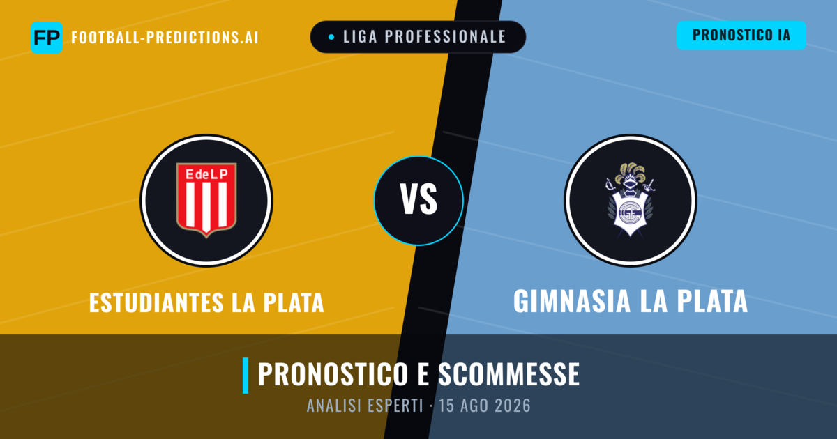Estudiantes La Plata vs Gimnasia La Plata — pronostico e anteprima del match
