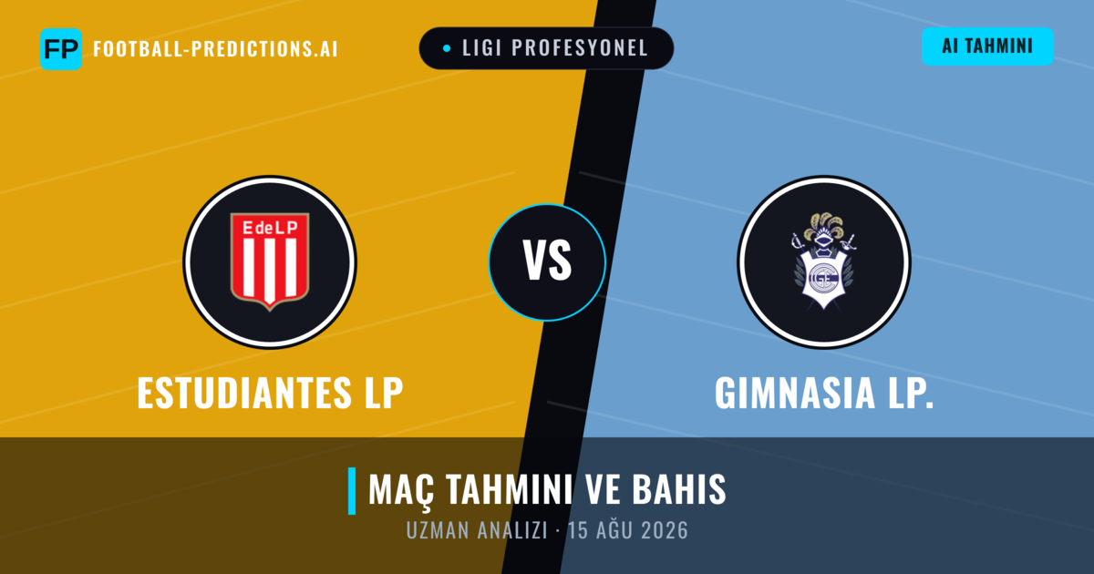 Estudiantes LP - Gimnasia LP. — maç tahmini ve önizleme