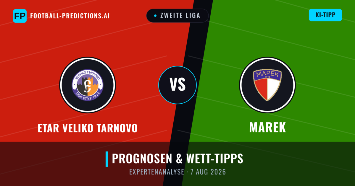 Etar Veliko Tarnovo vs Marek — Prognose und Spielvorschau