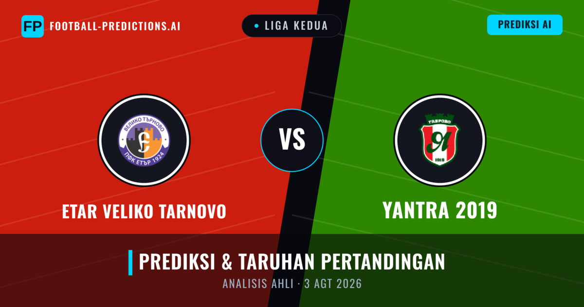 Etar Veliko Tarnovo vs Yantra 2019 — prediksi dan pratinjau pertandingan