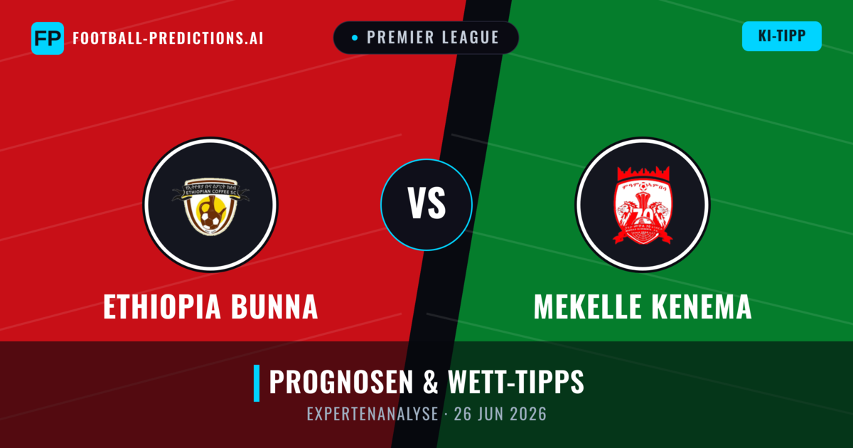 Ethiopia Bunna vs Mekelle Kenema — Prognose und Spielvorschau