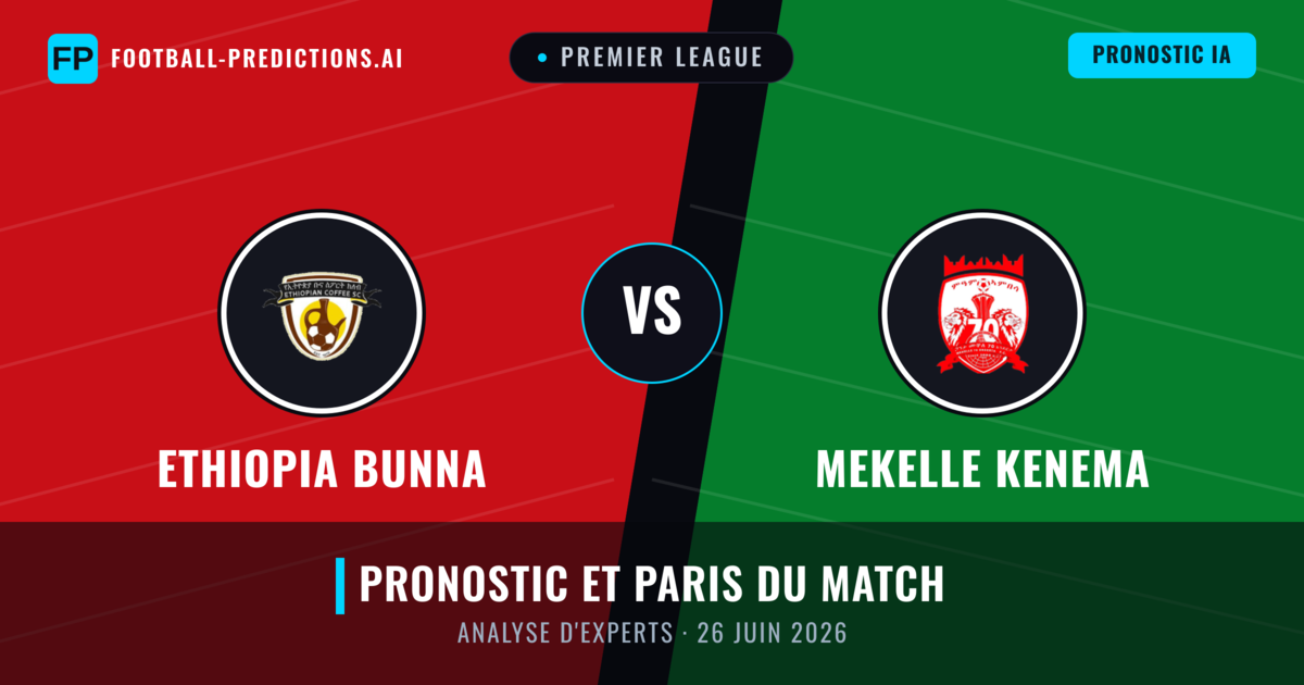 Ethiopia Bunna vs Mekelle Kenema — pronostic et avant-match