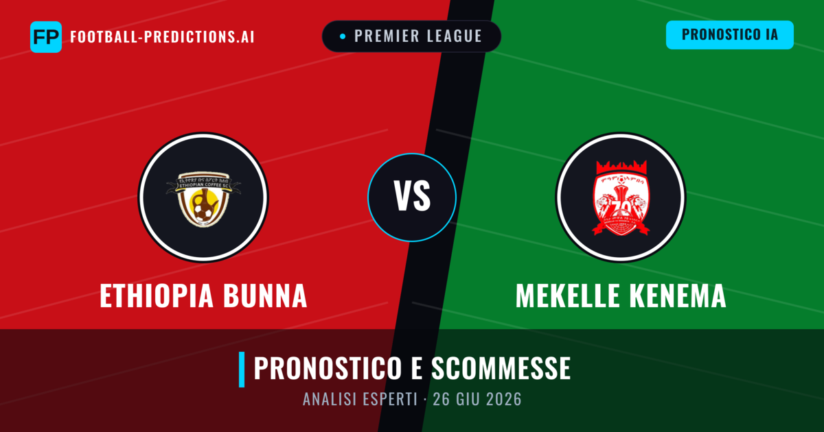 Ethiopia Bunna vs Mekelle Kenema — pronostico e anteprima del match