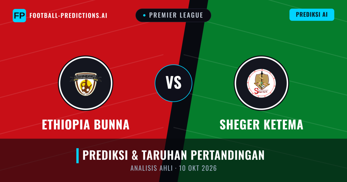 Ethiopia Bunna vs Sheger Ketema — prediksi dan pratinjau pertandingan