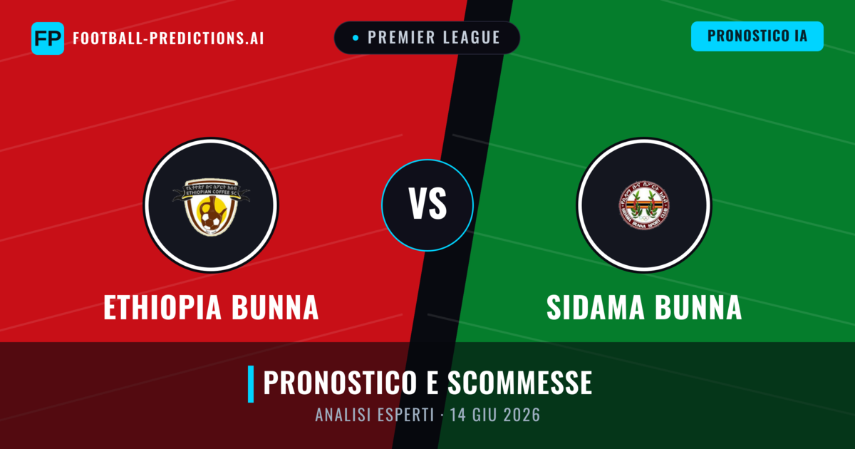 Ethiopia Bunna vs Sidama Bunna — pronostico e anteprima del match