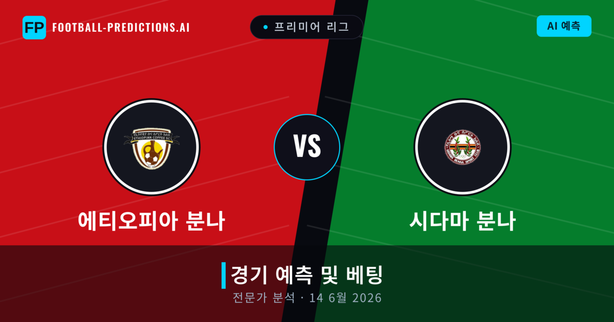 에티오피아 분나 대 시다마 분나 — 경기 예측 및 프리뷰