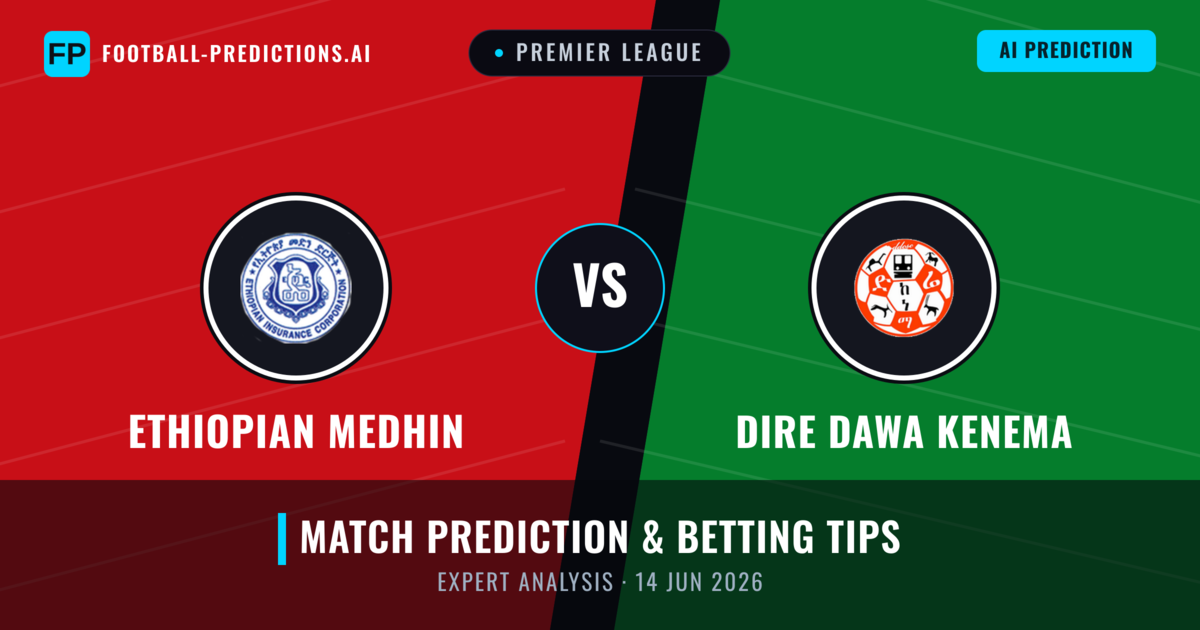 Ethiopian Medhin vs Dire Dawa Kenema — match prediction & preview