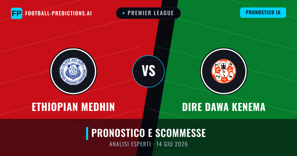Ethiopian Medhin vs Dire Dawa Kenema — pronostico e anteprima del match