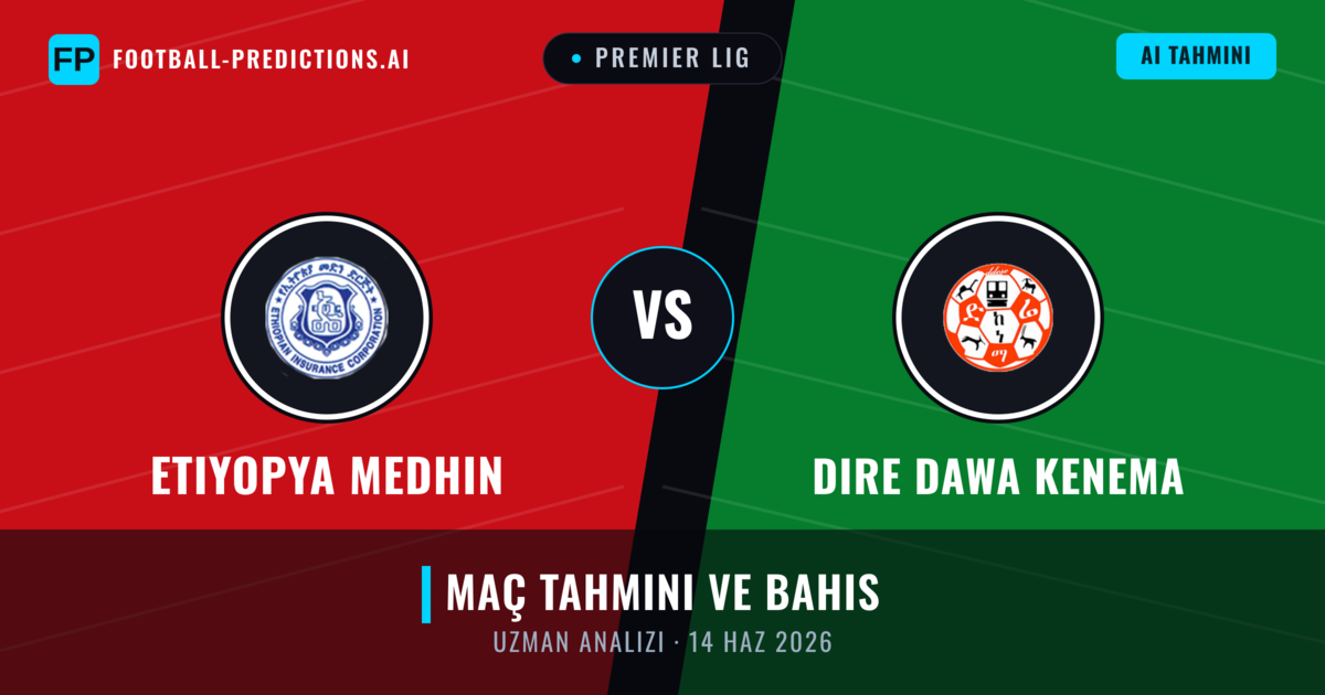 Etiyopya Medhin - Dire Dawa Kenema — maç tahmini ve önizleme