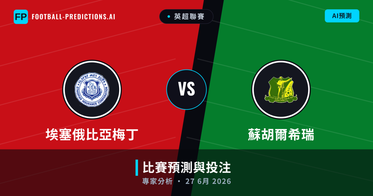 埃塞俄比亞梅丁 vs 蘇胡爾希瑞 — 比赛预测和前瞻