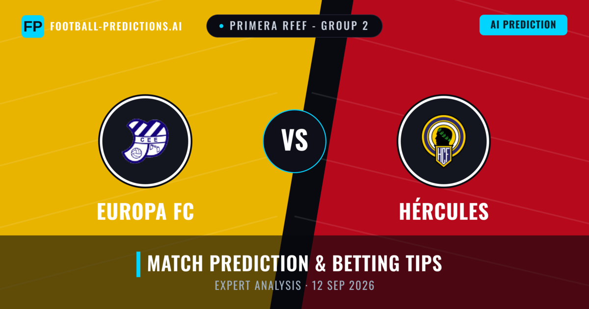Europa Fc vs Hércules — match prediction & preview