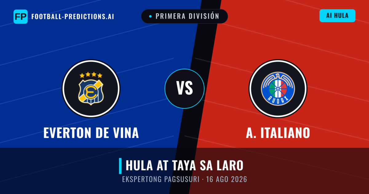 Everton de Vina vs A. Italiano — hula at preview ng laban