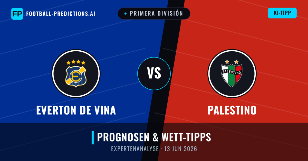 Everton de Vina vs Palestino — Prognose und Spielvorschau