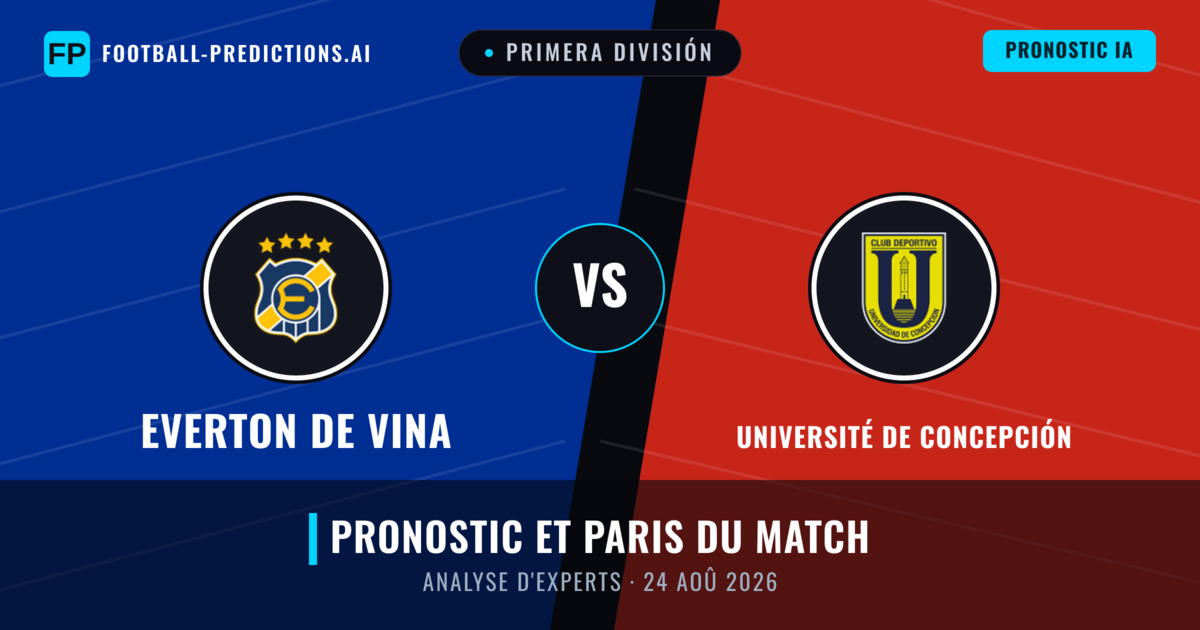 Everton de Vina vs Université de Concepción — pronostic et avant-match