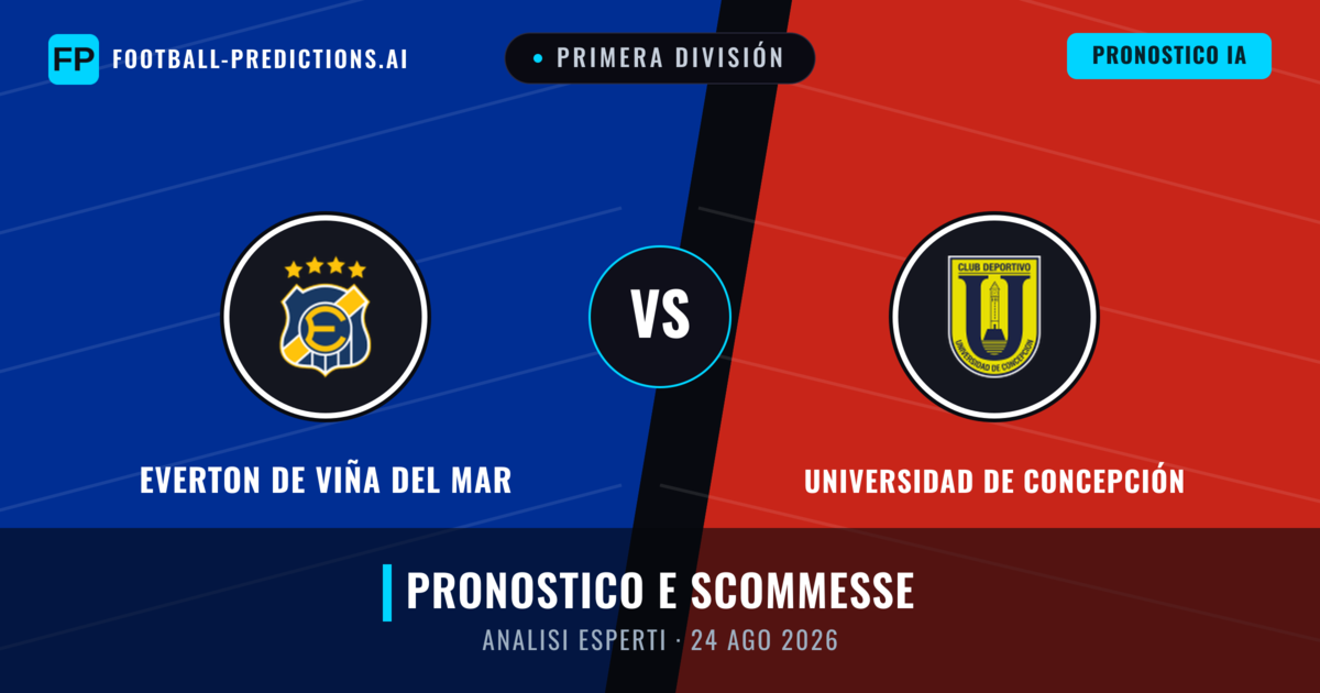 Everton de Viña del Mar vs Universidad de Concepción — pronostico e anteprima del match