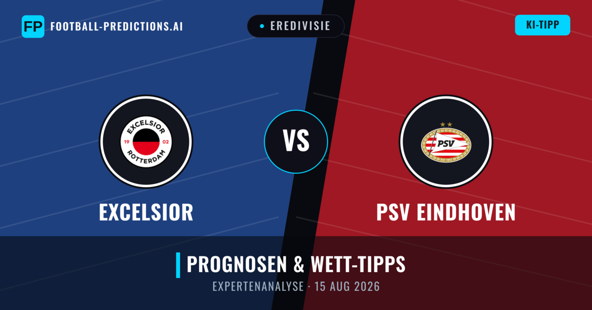 Excelsior vs PSV Eindhoven — Prognose und Spielvorschau