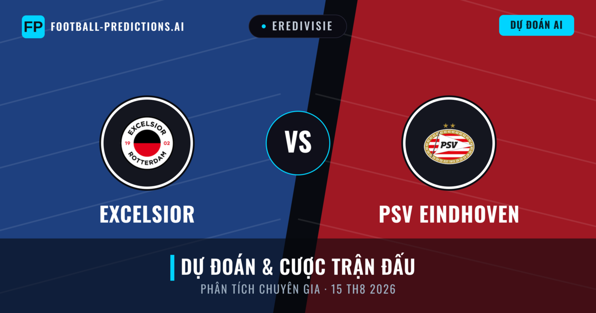 Excelsior vs PSV Eindhoven — dự đoán và xem trước trận đấu