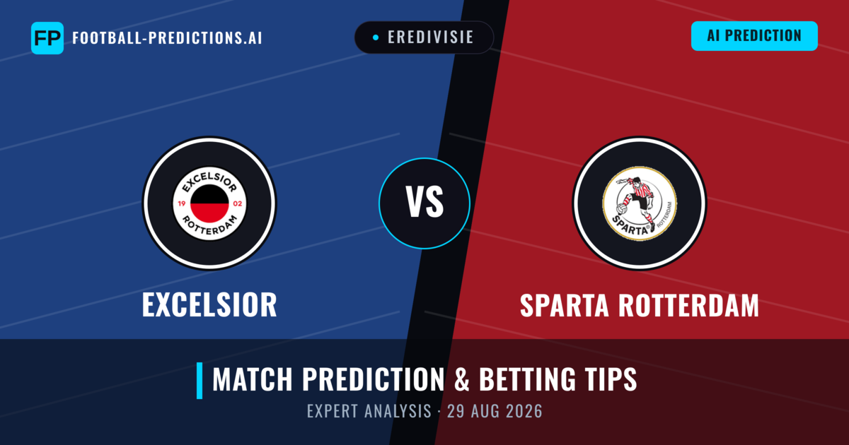 Excelsior vs Sparta Rotterdam — match prediction & preview