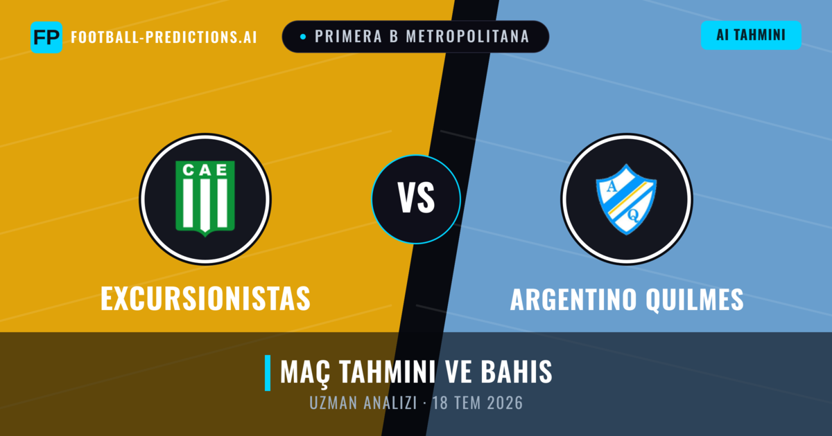 Excursionistas - Argentino Quilmes — maç tahmini ve önizleme