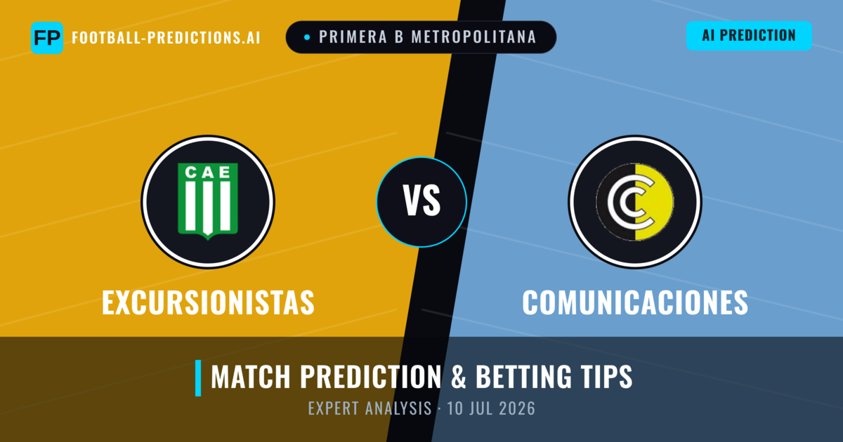 Excursionistas vs Comunicaciones — match prediction & preview